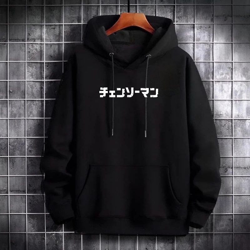 Chainsaw Man โลโก้อะนิเมะ Hoodie เสื้อกันหนาว Chainsaw Man Unisex Hoodie แจ็คเก็ต M-XXL