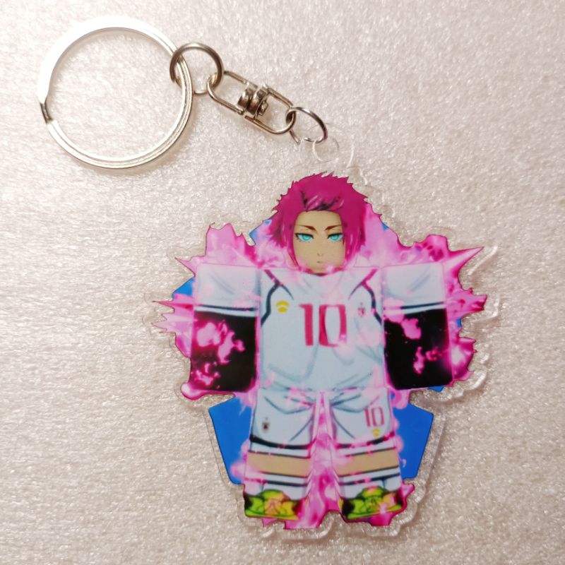 GANTUNGAN REO Blue Lock Roblok อะคริลิค ganci / Reo Blue Lock Robloxs พวงกุญแจ