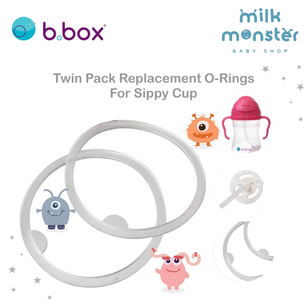 Bbox Twin Pack เปลี่ยน O-Rings สําหรับ Sippy Cup / Bbox อะไหล่