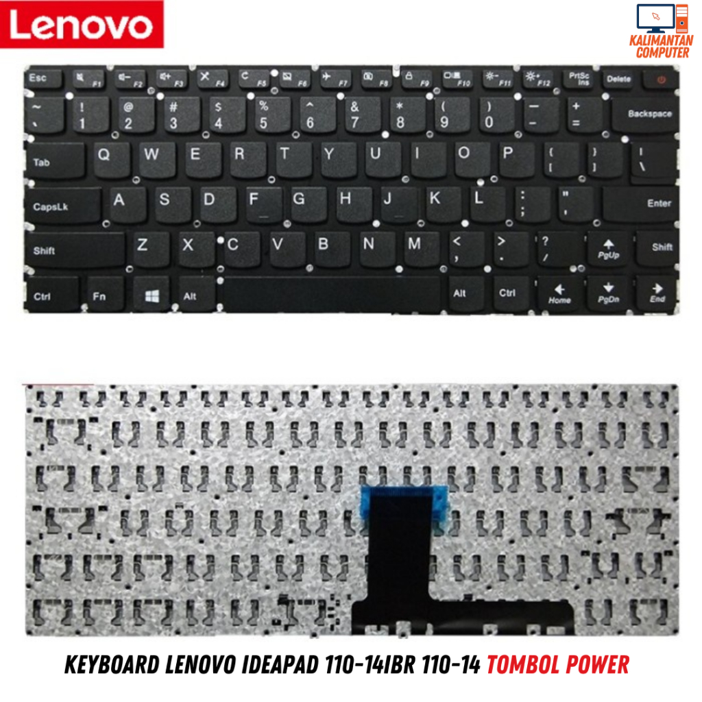 Tombol Lenovo Ideapad Keyboard 110-14ibr 110-14 POWER BUTTON