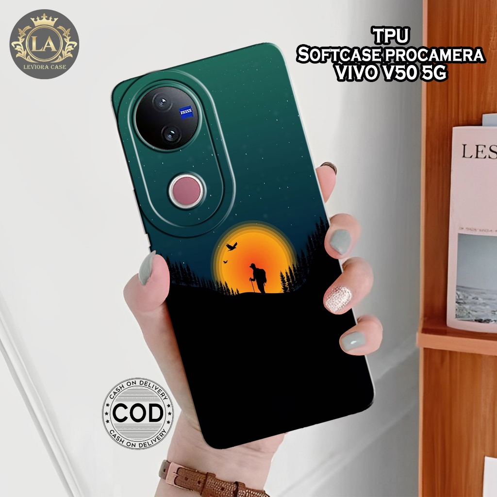 เคส HP ล่าสุด VIVO V50 5G 2025 - เคส Leviora - เคส Moon Fashion - เคส VIVO V50 5G 2025 Softcase - เค