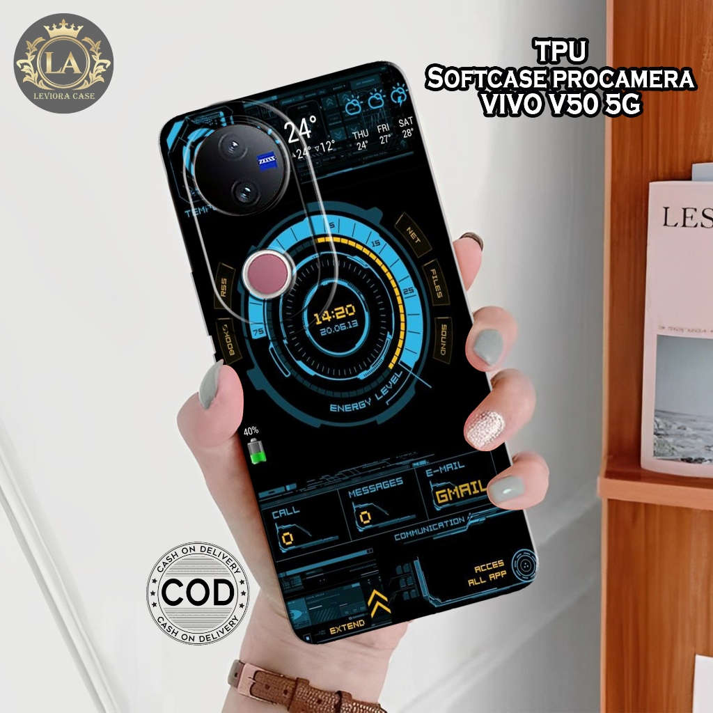 เคส HP ล่าสุด VIVO V50 5G 2025 - เคส Leviora - เคส Moon Fashion - เคส VIVO V50 5G 2025 Softcase - เค