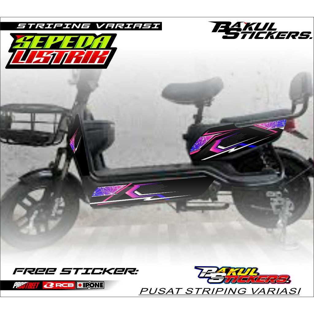 GODA ELECTRIC BIKE VARIATION STRIPING / ELECTRIC BIKE VARIATION STICKER LIST
