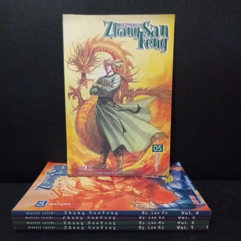 MASTER TAI CHI ZHANG SAN FENG COMIC Vol 1-5 ENDS - LEE KO
