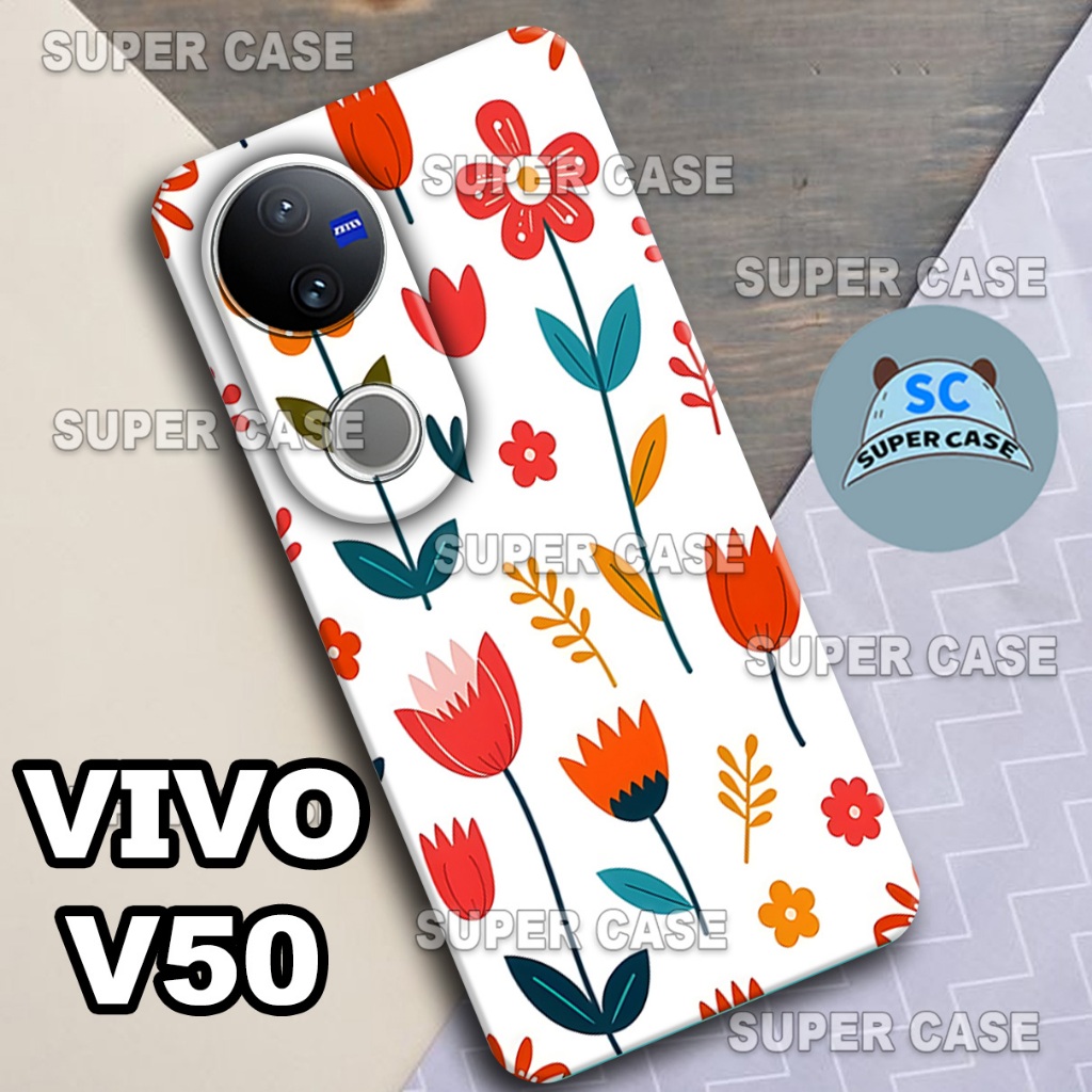 (Q50) Procamera Softcase สําหรับ VIVO V50 HP ใหม่ล่าสุด | สาว MOTIF | เคส VIVO V50 | เคส VIVO V50 So