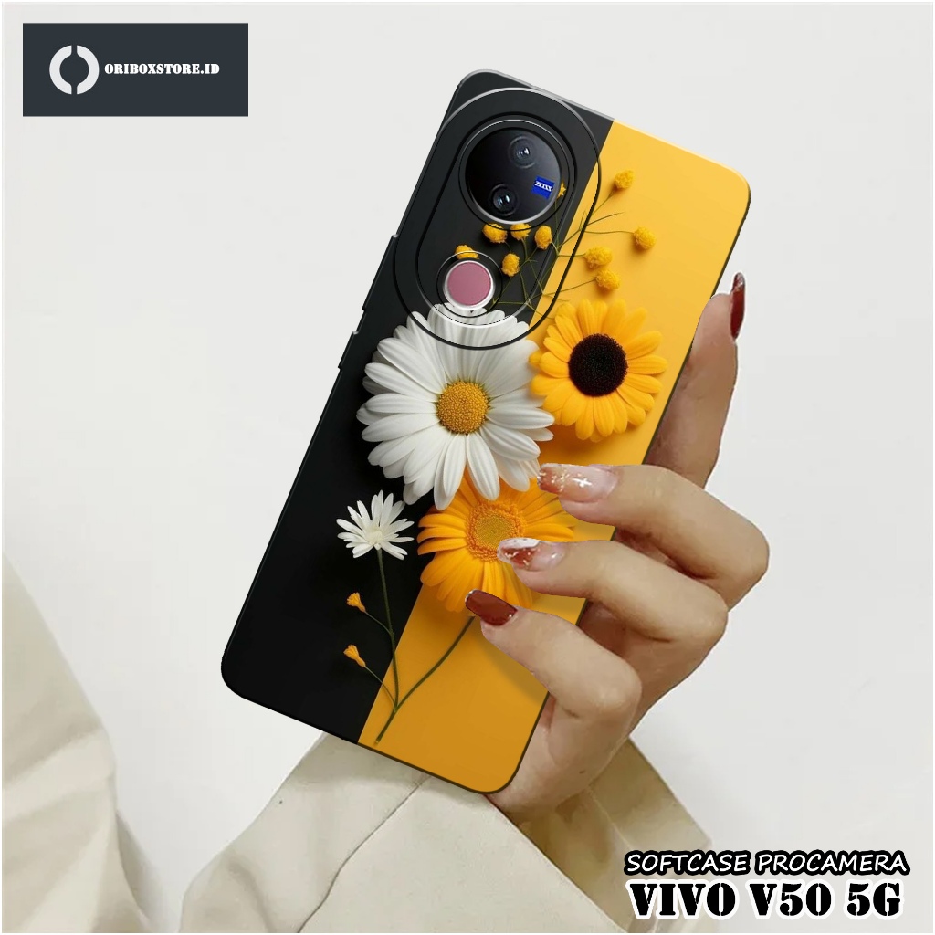 HP ล่าสุด VIVO V50 5G 2025 เคสโทรศัพท์ - FLOWER Case Motif - เคส VIVO V50 5G 2025 - เคส VIVO V50 5G 