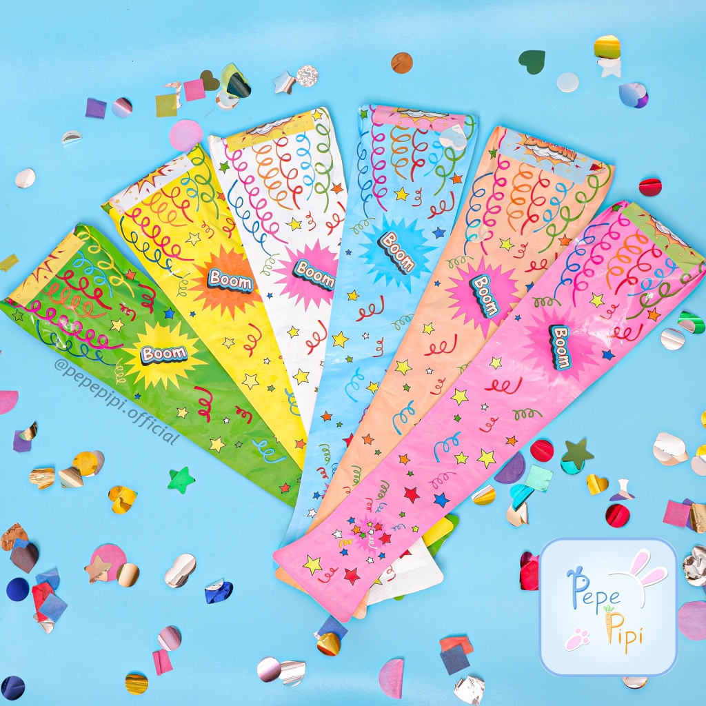 Confetti Party Popper 30 ซม. สเปรย์กระดาษ Confetti Party Confetty