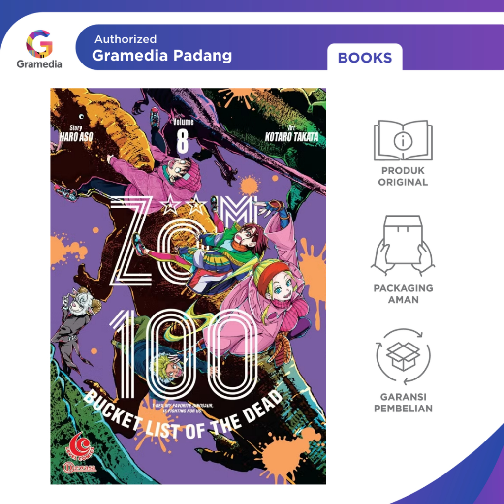 Gramedia Padang-Level Comic: ZOM 100 Bucket List of The Dead 08