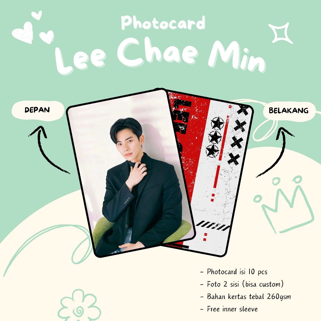 (10 ชิ้น) LEE CHAE MIN PHOTOCARDS