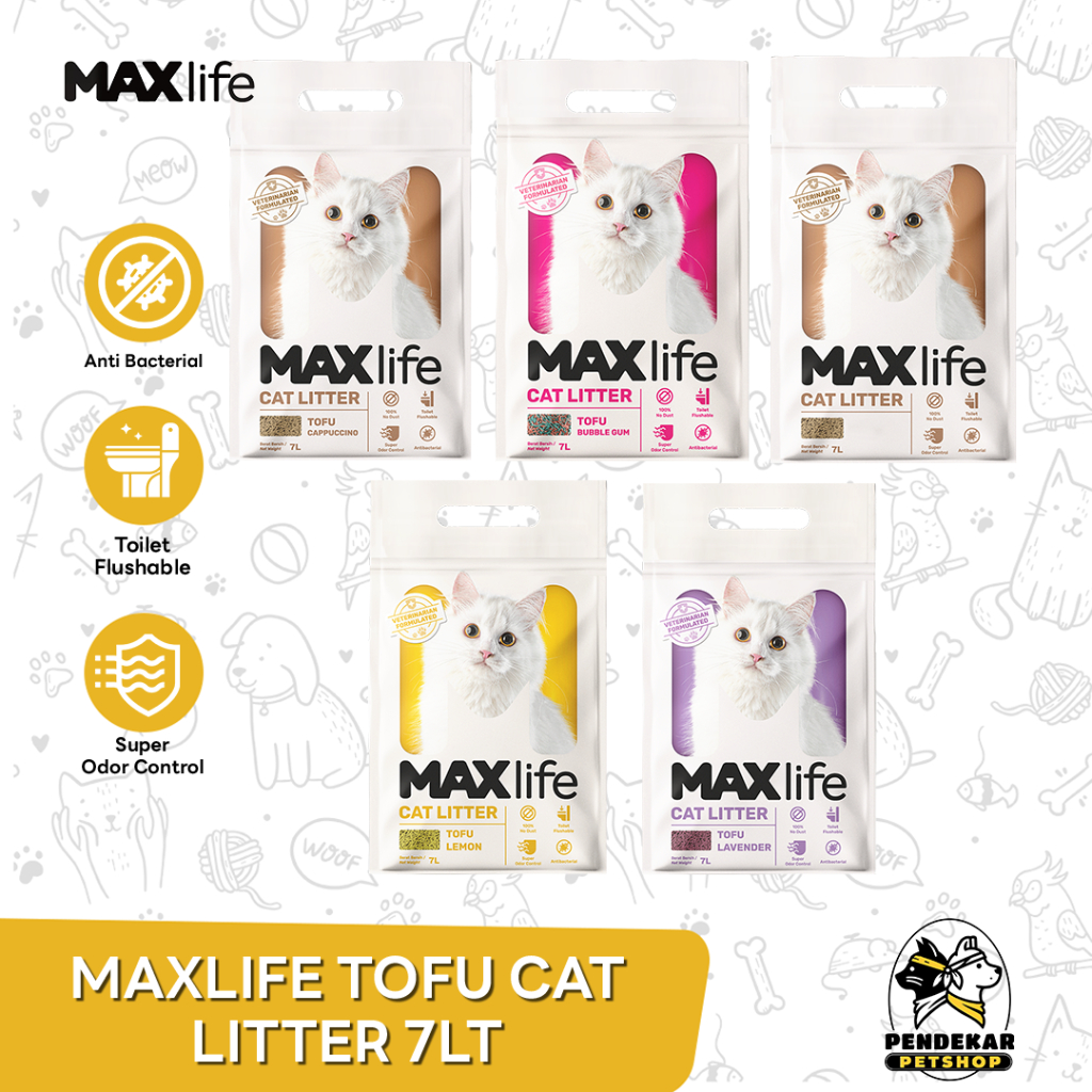 Maxlife Tofu Soya Cat Litter 7 ลิตร