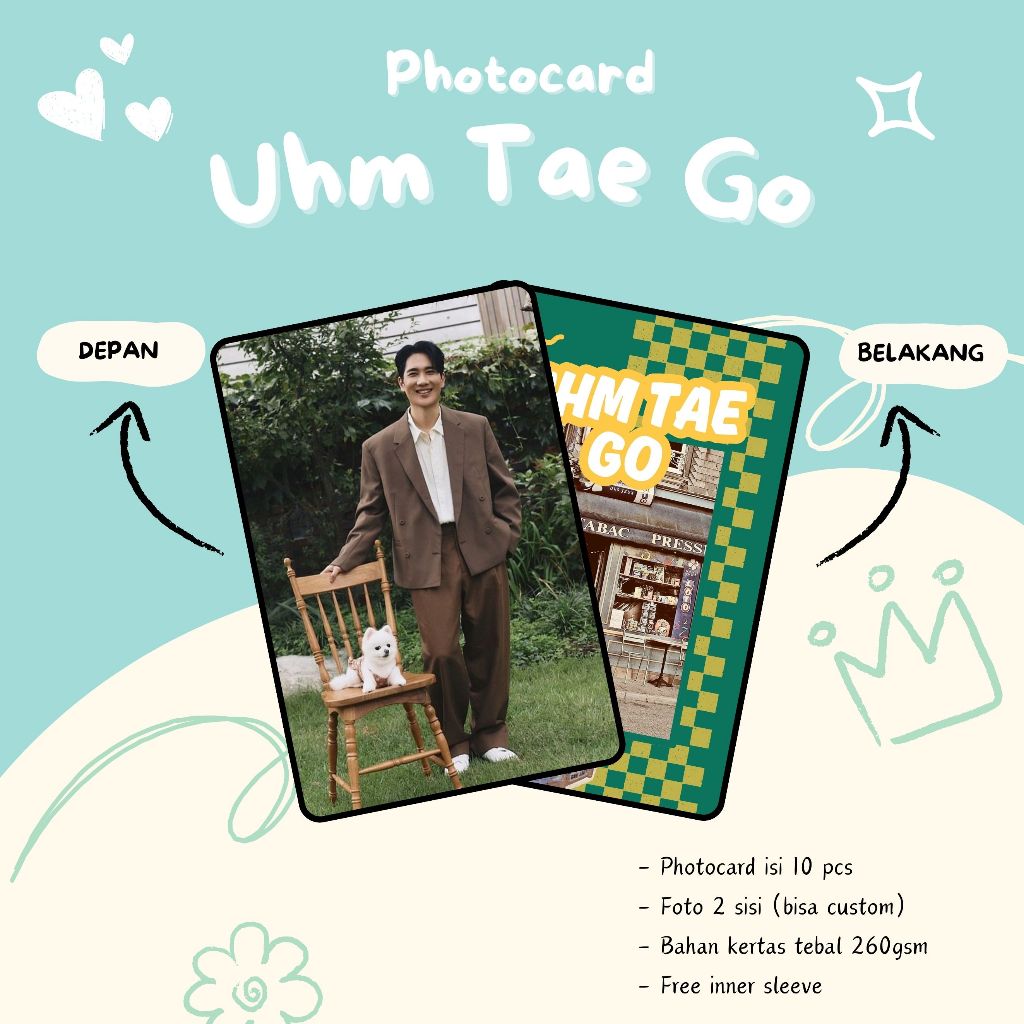 (10 ชิ้น) UHM TAE GO PHOTOCARDS