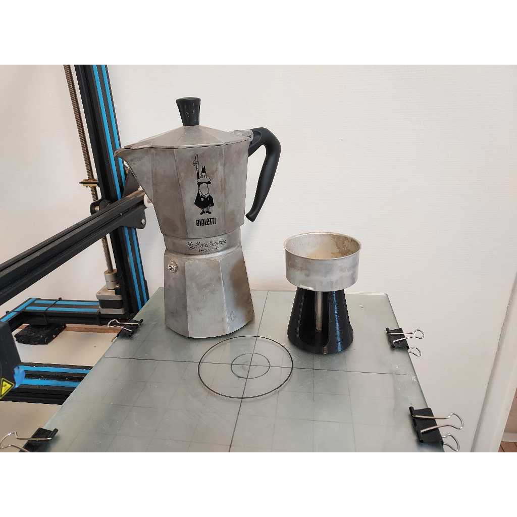 Stand Funnel Bialetti Moka Pot Express สําหรับอุปกรณ์เสริมกาแฟ 9 ถ้วย - H3D