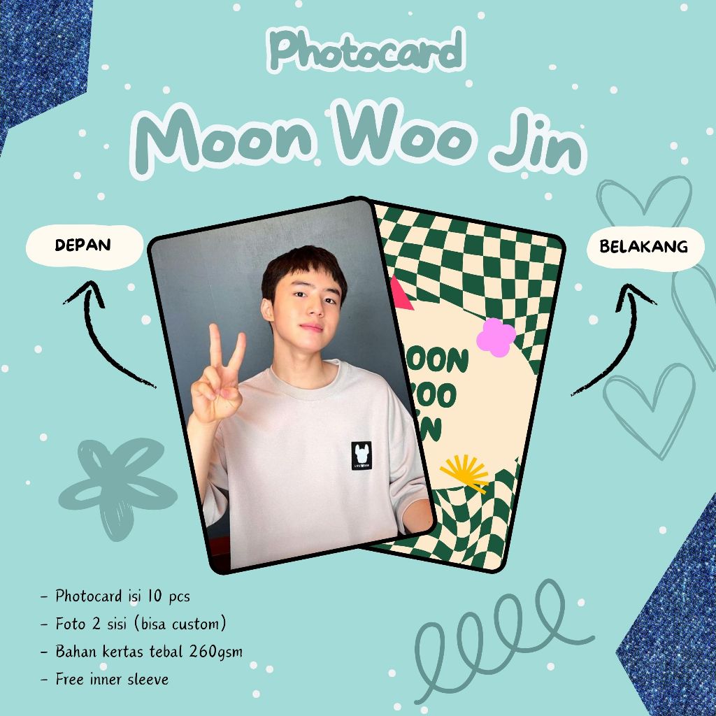 (10 ชิ้น) MOON WOO JIN PHOTOCARDS