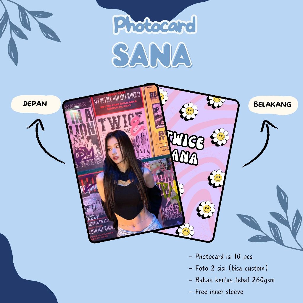 (10 ชิ้น) SANA TWICE PHOTOCARD