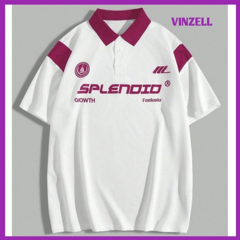 BIGSIZE MENS POLO T-SHIRTS (M-6XL) SPLENDID LOGO SIMPLE POLO SHIRT UNISEX ML XL 2XL 3XL 4XL 5XL 6XL 