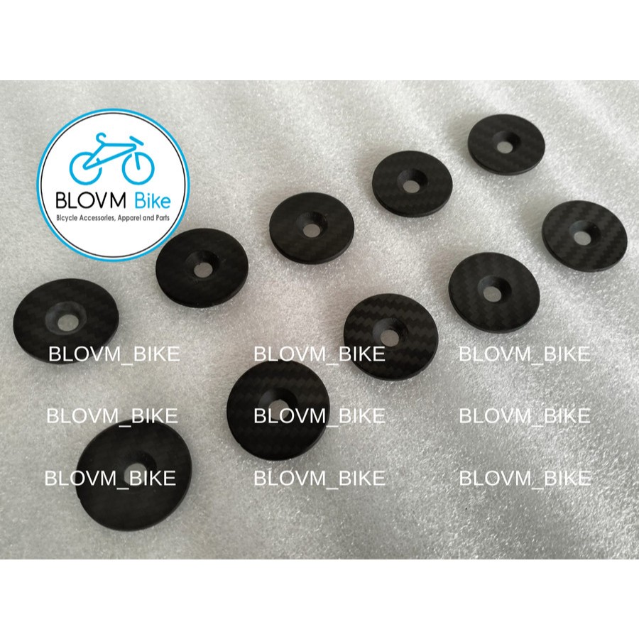 Top Cap Stem Carbon น้ําหนักเบา Flat Fork OS 28.6mm 1 1 1/18 นิ้ว Top Cap Roadbike Bike