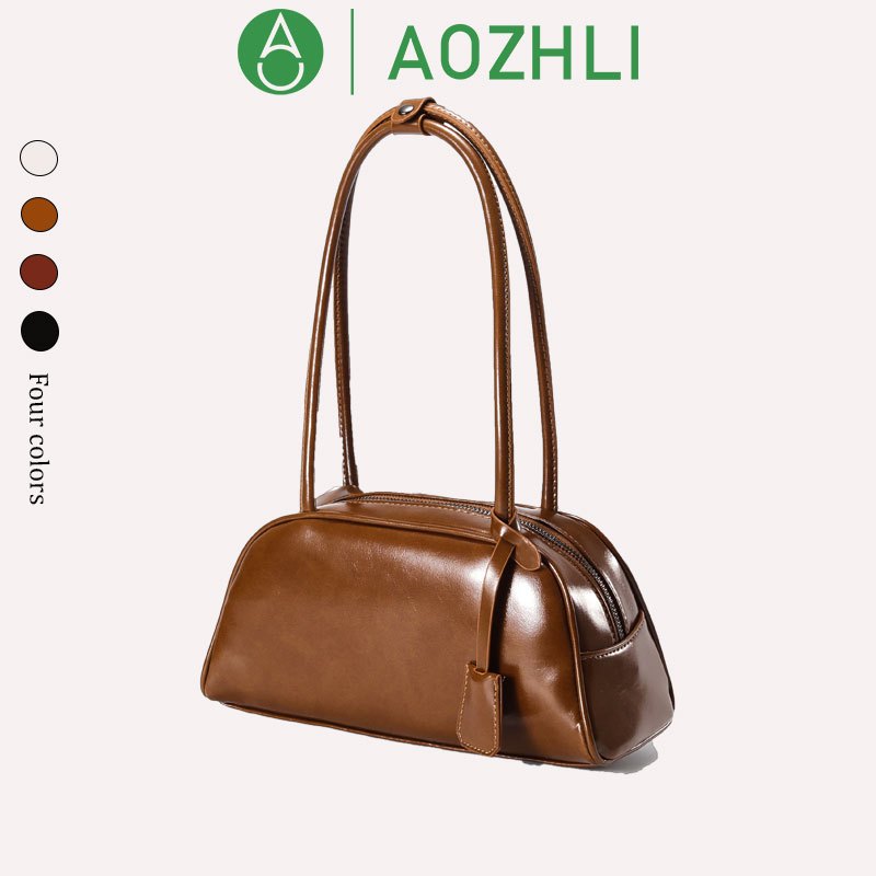 AOZHLI กระเป๋าสตรี Feona Bag กระเป๋าสะพายไหล่ผู้หญิงกระเป๋าสะพายกระเป๋าสะพายสไตล์เกาหลี