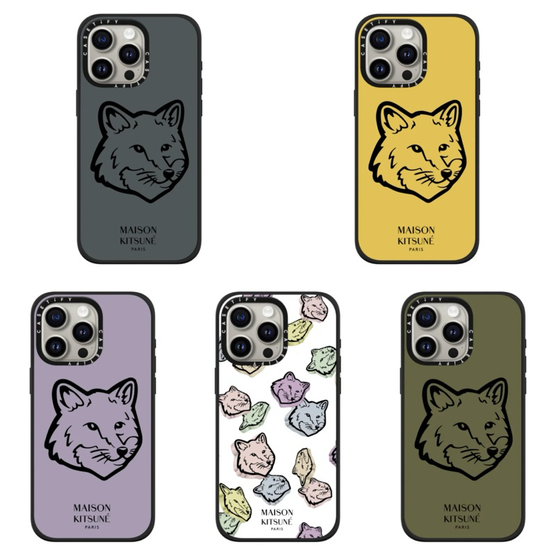!!️ PRE-ORDER !!️ CASETIFY MAISON KITSUNE BLACK MATTE MAGNETIC CASE IPHONE 13 13 PRO 13 PRO MAX 14 14 PRO 14 PRO MAX 15 15 PRO MAX 16 16 PRO MAX