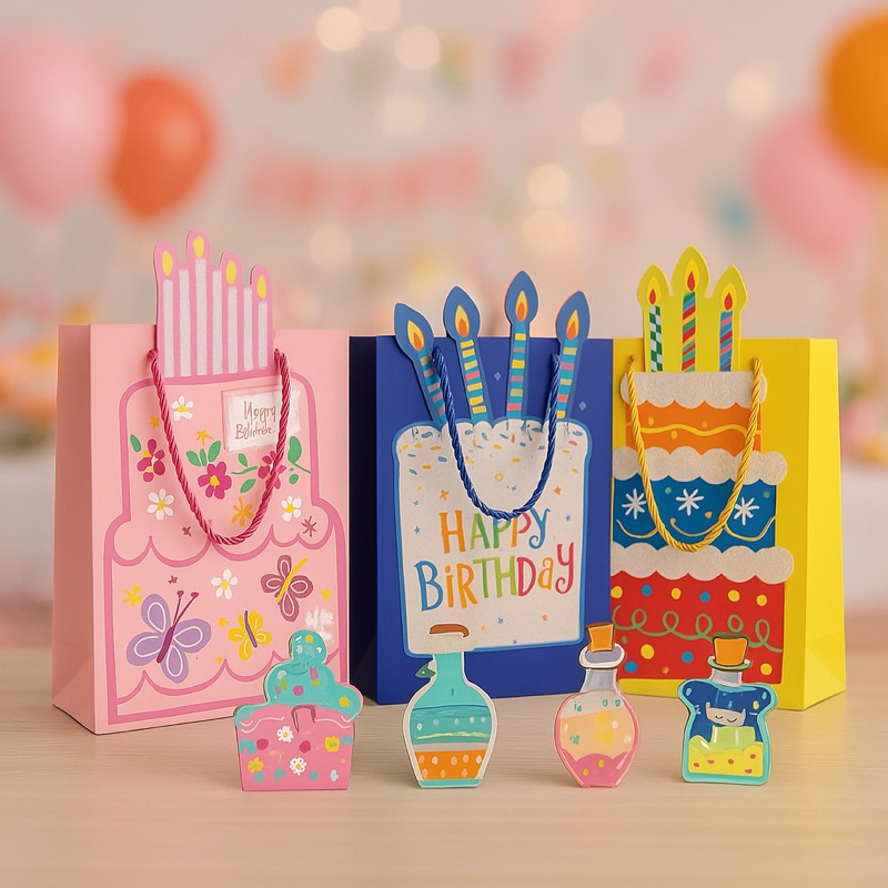 ถุงกระดาษตักวันเกิด 32x26x12ซม 71300800