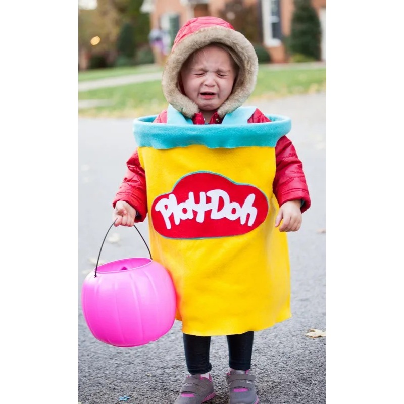 Kids Play-Doh คอสเพลย์เครื่องแต่งกายตัวละคร Flannel ฮาโลวีนเครื่องแต่งกาย