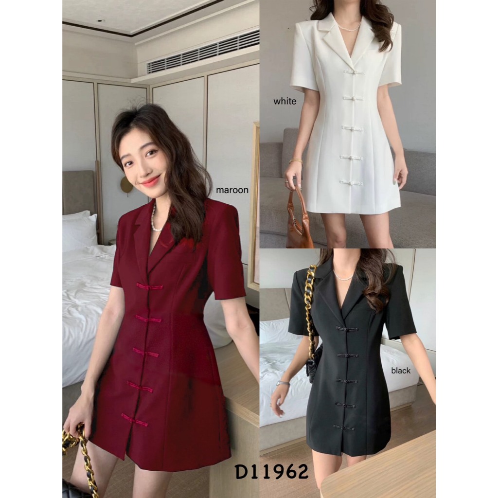 [FG] Jade Shanghai Knot Suit Dress Premium D11962