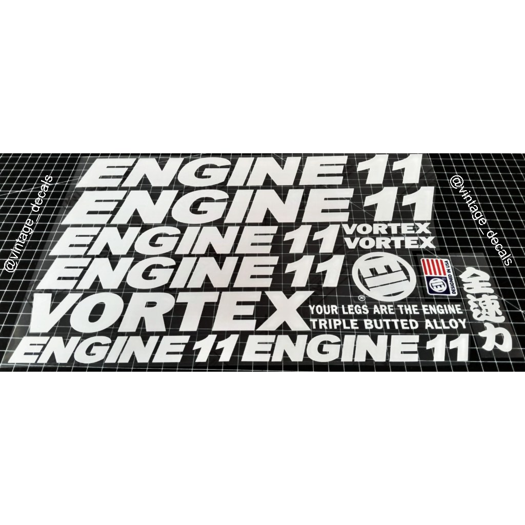 สติ๊กเกอร์สติ๊กเกอร์จักรยานทดแทนสําหรับ ENGINE11 vortex crit-D ฉบับทีม