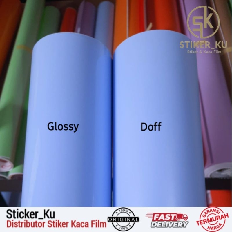 Icy Blue Maxdecal Scotlite Sticker กว้าง 45 ซม. / Icy Blue Scotlet