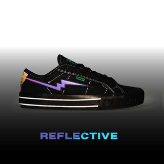 Ehem - Sepatu Sneakers Unisex Pria Wanita Dexter Low Black Rainbow