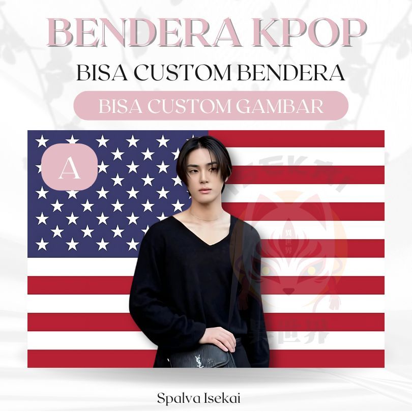 KPOP Flag JU HAKNYEON THE BOYZ TBZ / KPOP Flag / KPOP AMERICA Flag / KPOP Tapestry / Tapestry Kpop