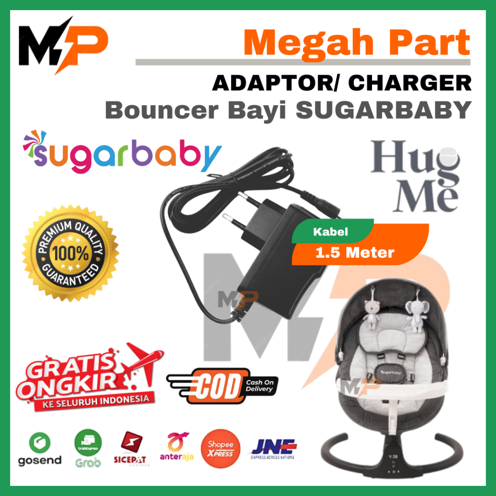 SUGARBABY HUG ME BABY ELECTRIC SWING ADAPTER - ดี | SUGARBABY BABY SWINGER ADAPTER | SUGARBABY BABY 