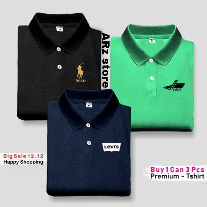ซื้อ 1 แถม 3 ชิ้น เสื้อยืดคอปกโปโล | โลโก้โปโล /L3a/ L3V15 | เสื้อยืด Distro สําหรับผู้ชาย DM/L/XL/X