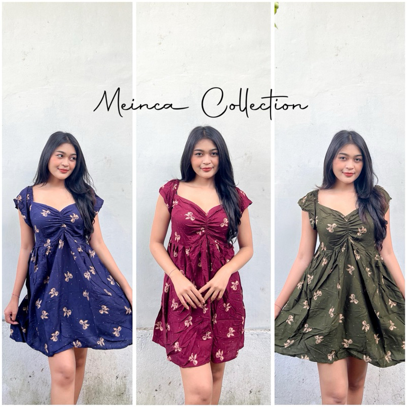 ZHELINA DRESS / KOREAN DRESS / RAYON DRESS / RIBBON DRESS