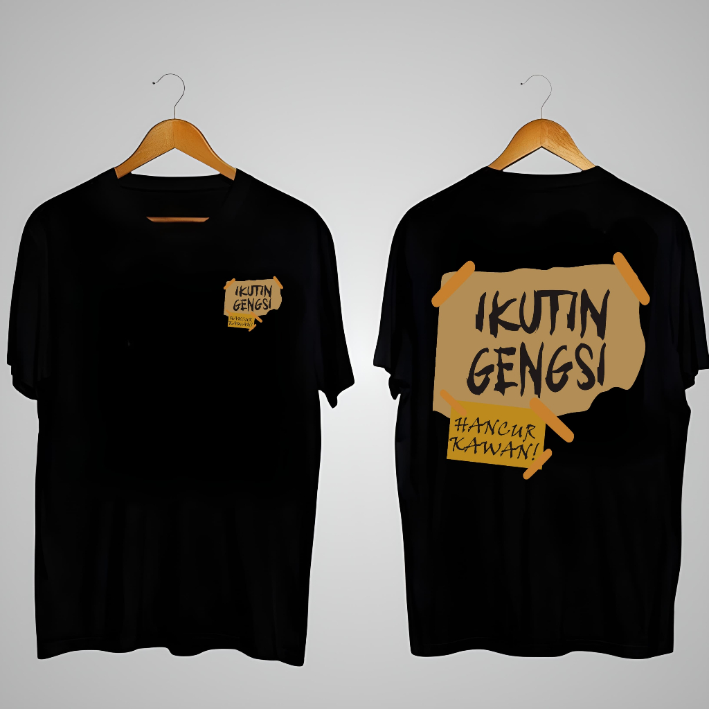 Distro T-shirt Premium Unisex Adult Gangsi Unisex Adult Clothing / Premium Distro T-shirt