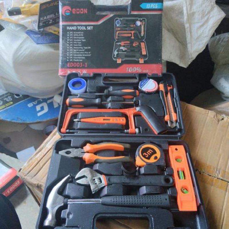 EDON ชุดเครื่องมือ 13 ชิ้น เครื่องมือที่มีประโยชน์ EDON ED003-1