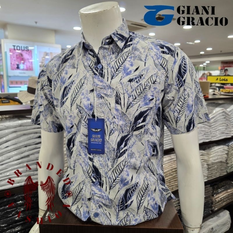 KEMEJA GIANI GRACIO เสื้อเชิ้ตแขนสั้นผู้ชาย G71805 002 02