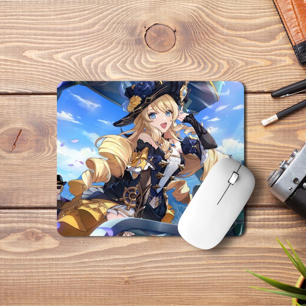 [7 DESIGN] NAVIA GENSHIN IMPACT ANIME MOUSE PAD / NAVIA GENSHIN IMPACT ANIME MOUSEPAD