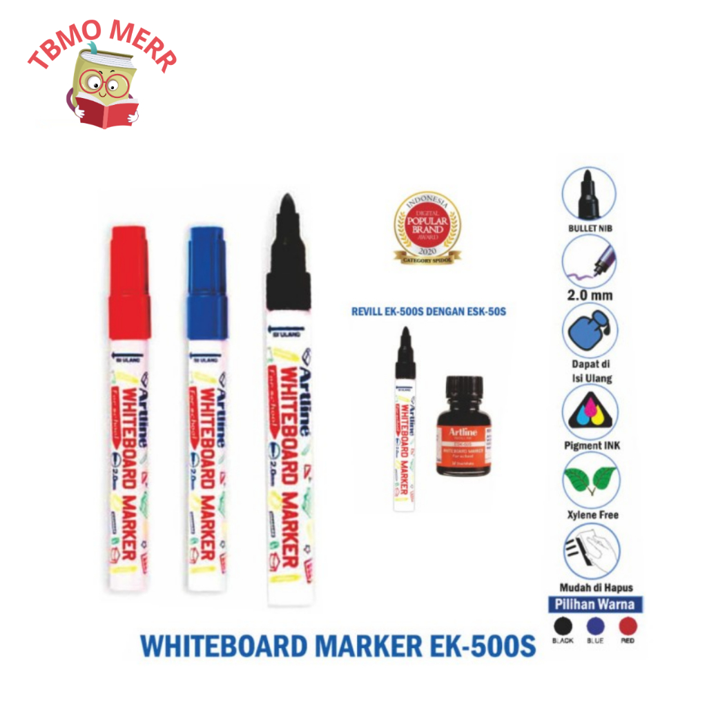 ปากกาไวท์บอร์ด Artline สําหรับโรงเรียน EK-500S - ปากกาไวท์บอร์ด Artline