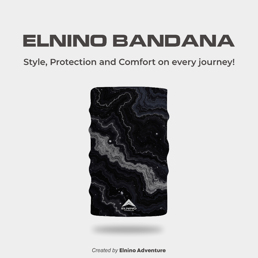 Elnino Multipurpose Headwear Mask Bandana UPF 50+ Anti UV Outdoor Neckwear - Galaxy