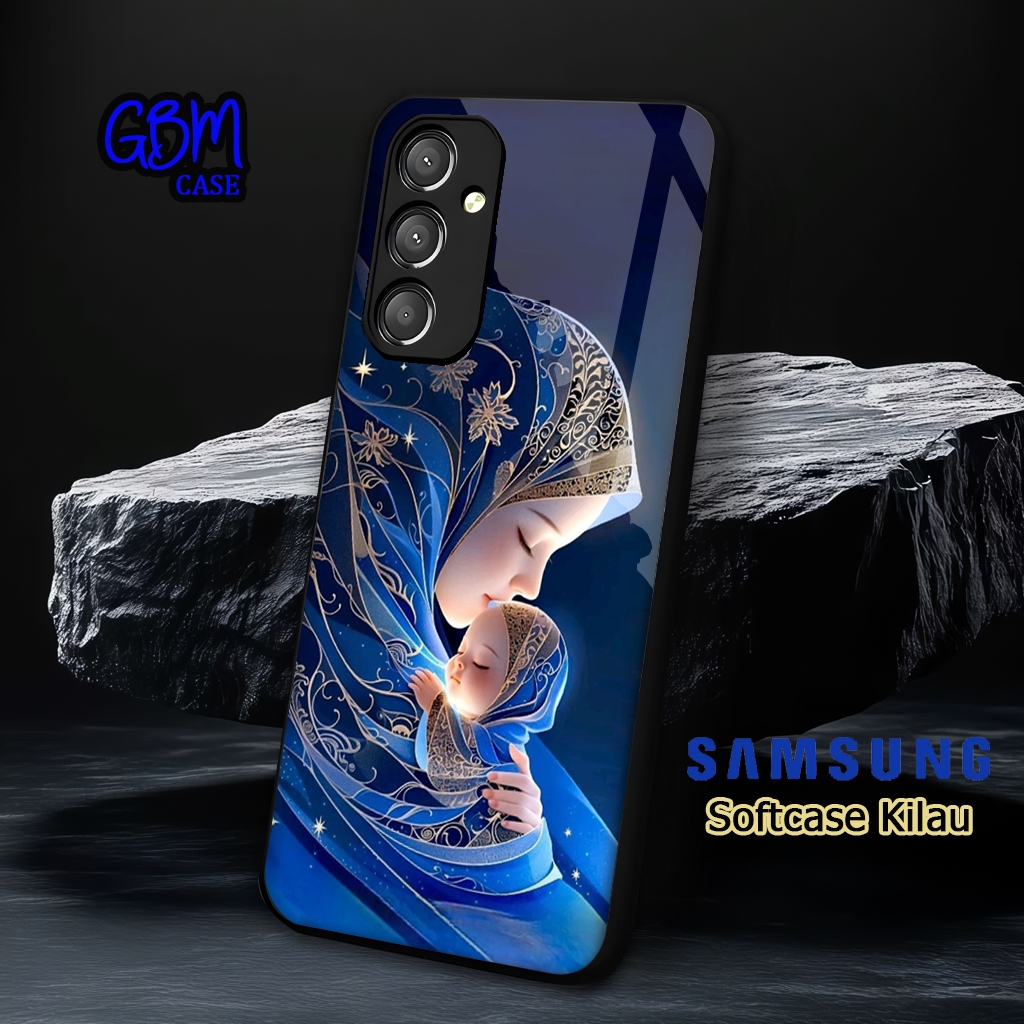 [GBM555] Softcase Glitter Samsung A16 A36 A56 Casing Protective Mica Motif MAMA MAMI IBU MOMMY UMI M