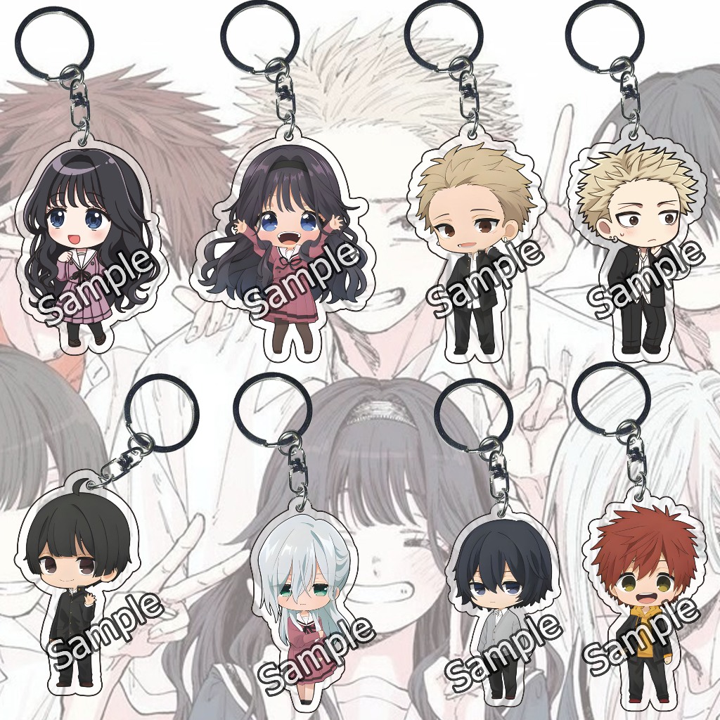 GANTUNGAN Kaoru Hana wa Rin พวงกุญแจอนิเมะสําหรับ Saku - Ganci - พวงกุญแจ - อะนิเมะ - เกม