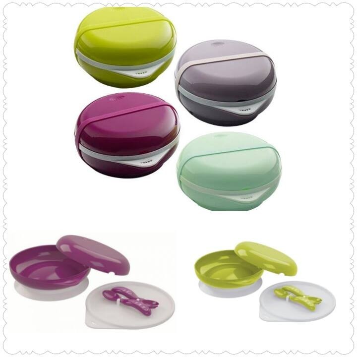 BEABA ELLIPSE CHILDRENS LUNCH SET WITH SPOON SET / ELLIPSE BENTO BOX พร้อม SPOON SET