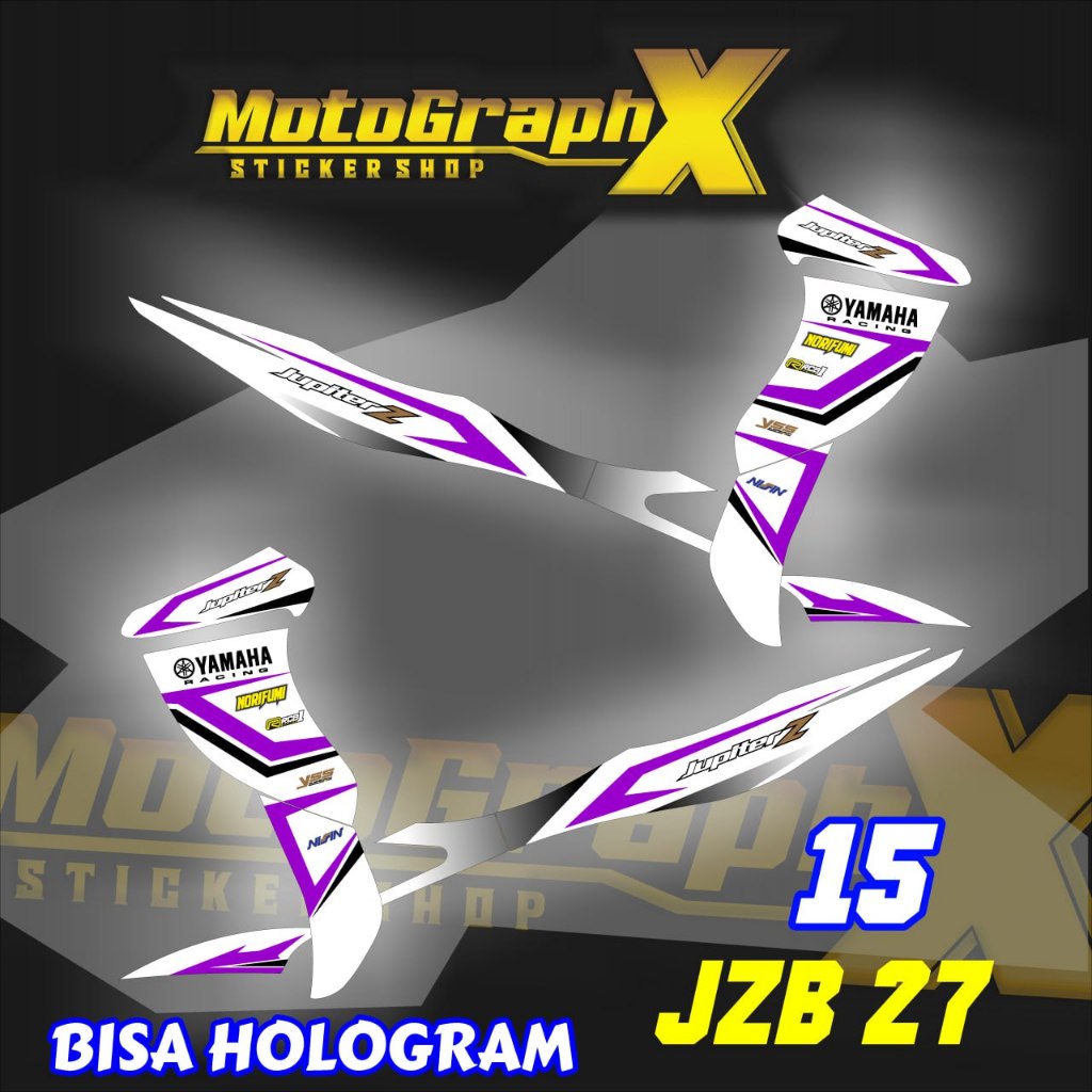 ใหม่ล่าสุด Jupiter Z Burhan Striping Premium Racing Design JZB 27 Premium
