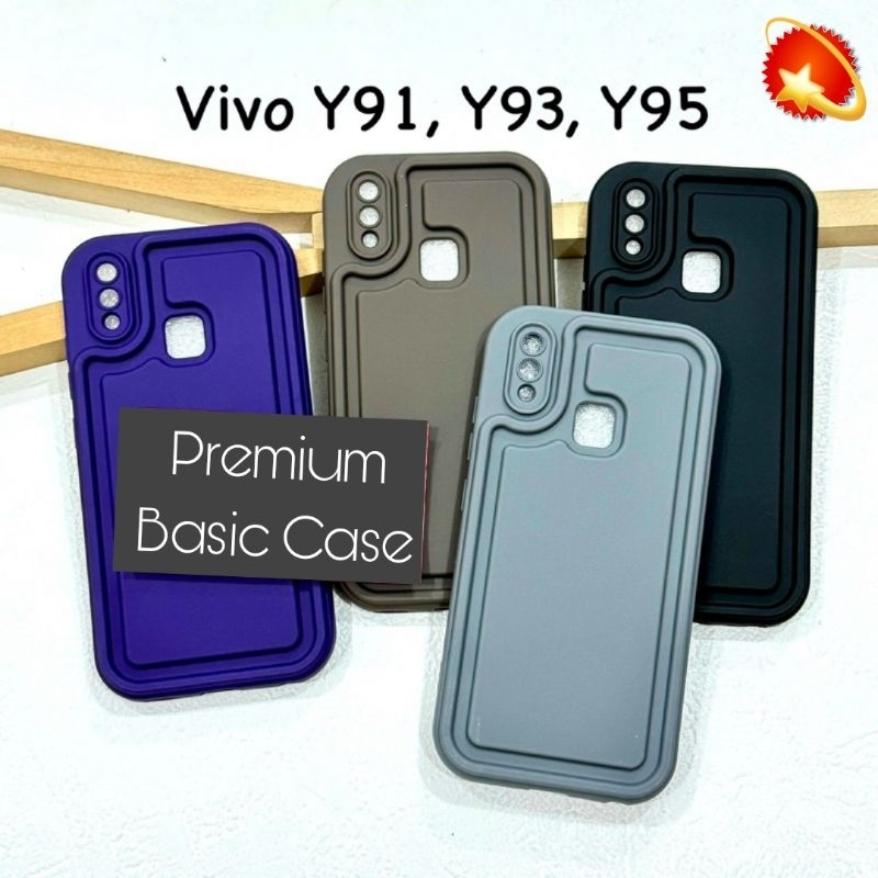 (08) FANCY STYLE CASE สําหรับ VIVO Y91 / Y93 / Y95 - PREMIUM BASIC CASE