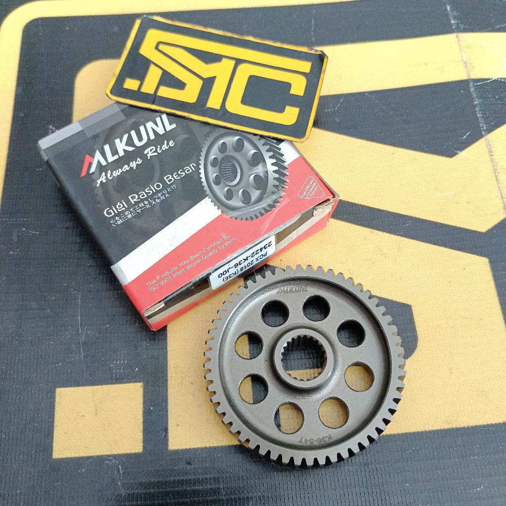 23422-K36-J00 อัตราส่วนขนาดใหญ่เกียร์ / อัตราทดเกียร์ Honda PCX 150 2018 MLKUNL