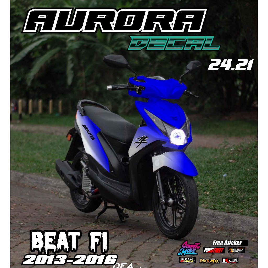 ใหม่ล่าสุด DECAL STICKER BEAT FI OLD YEAR 2013 2014 2015 2016 FULL BODY ออกแบบใหม่สติกเกอร์ KREN BEA