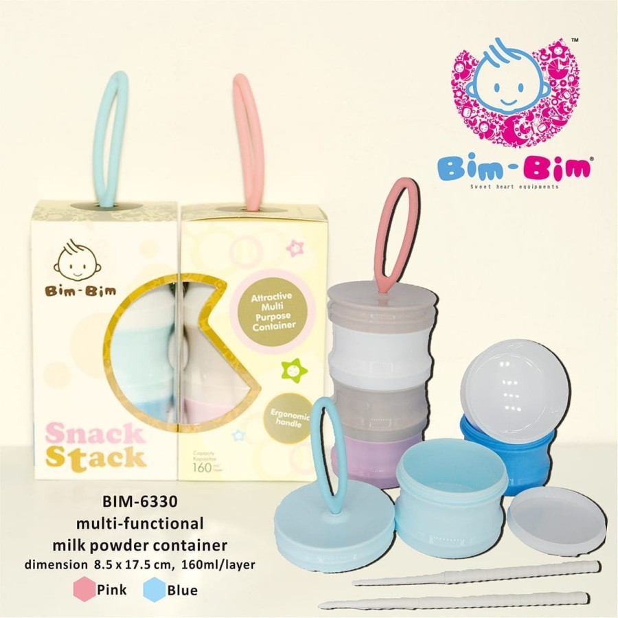 BIM MULTIFUNCTIONAL 3-LAYER SNACK STACK DISPENSER BIM6330 BPA ฟรี