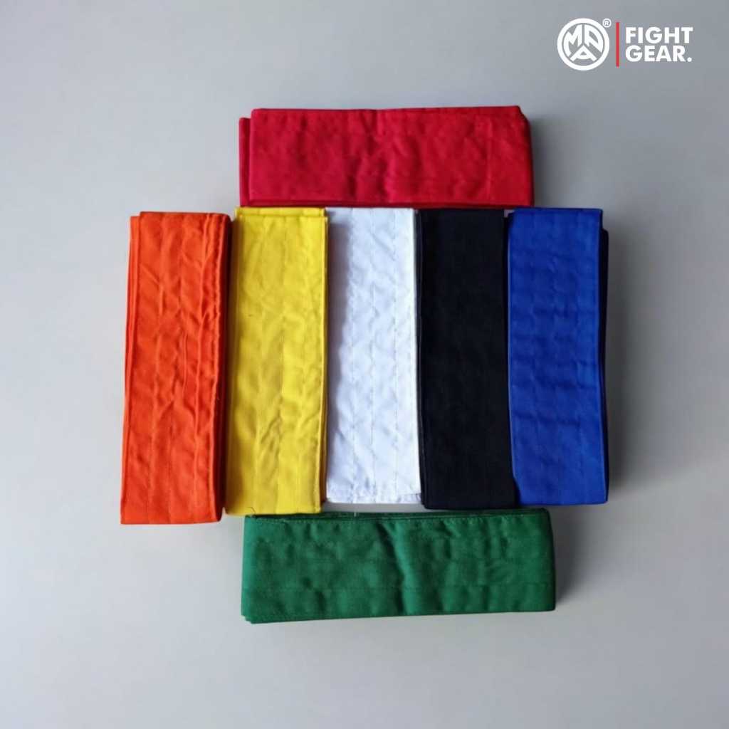 ธรรมดาเทควันโดคาราเต้เข็มขัดสีลโดยไม่ต้อง BET กว้าง 10 ซม.