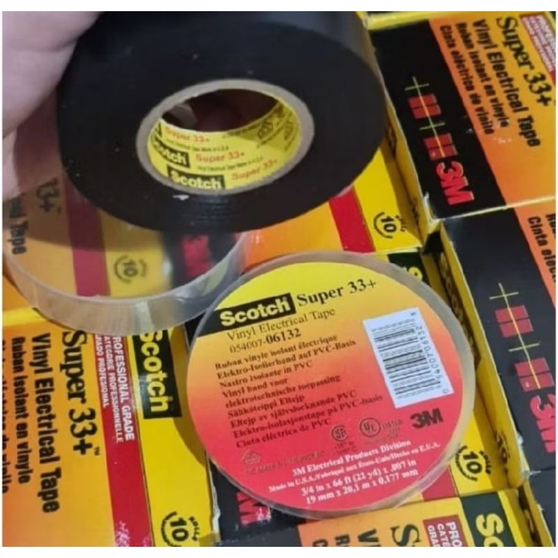 3M Scotch Super 33+ เทปไฟฟ้าไวนิล Scot 33