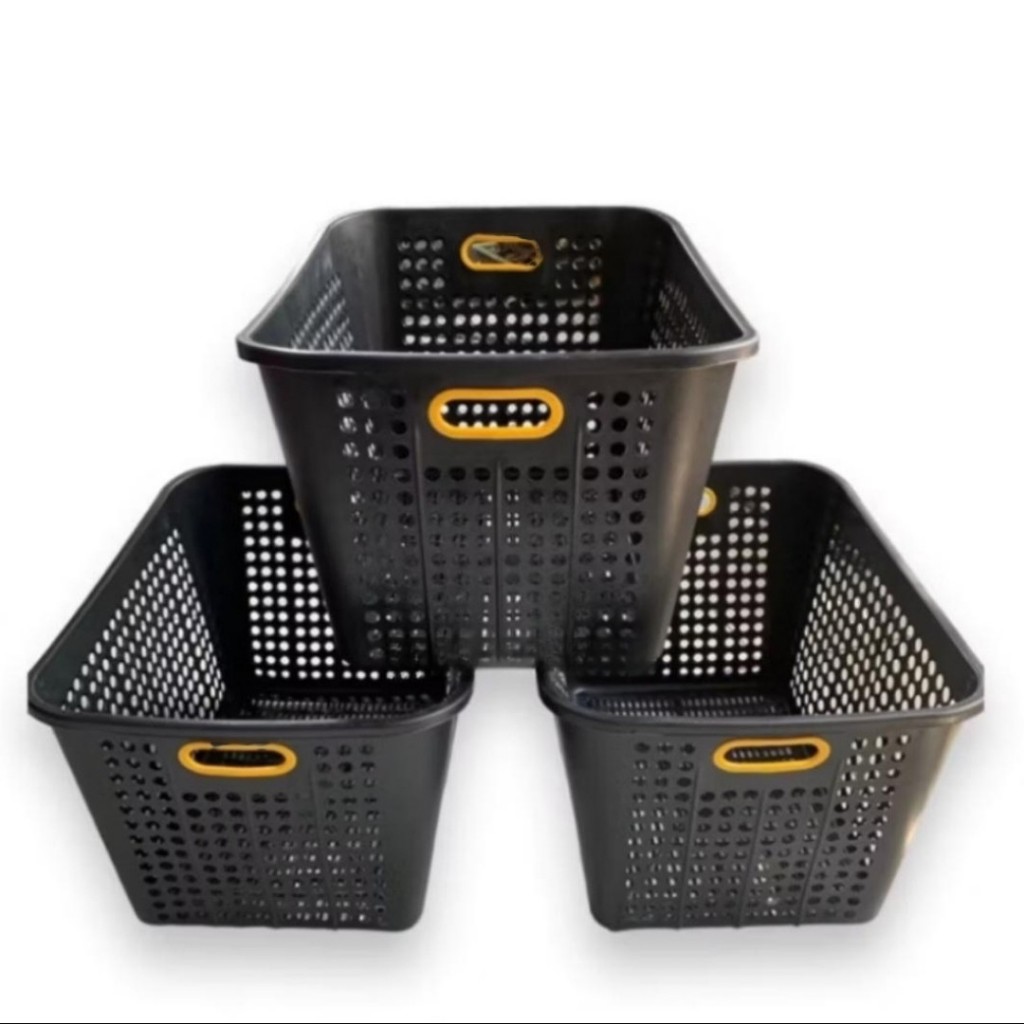 3 1 ชิ้น PAJERO BASKETมีหูหิ้วสี/JUMBO LAUNDRY BASKET/RPM MULTIPURPOSE BASKET