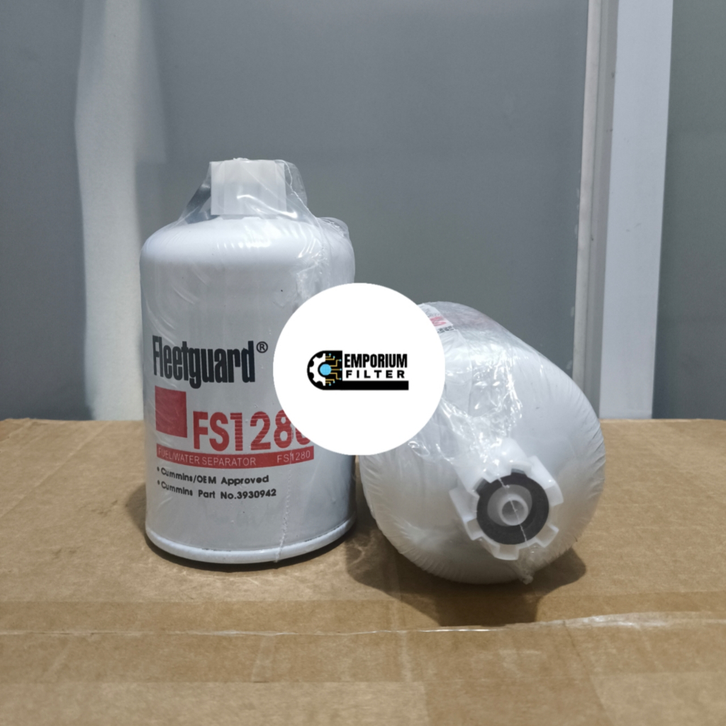 FS1280 กรองน้ํามันเชื้อเพลิง Fleetguard FS 1280